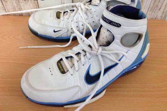激レア・NIKE AIR ZOOM HUARACHE 2K5　白×水色　26センチ　ハイカット 入手困難 ヴィンテージ_画像1