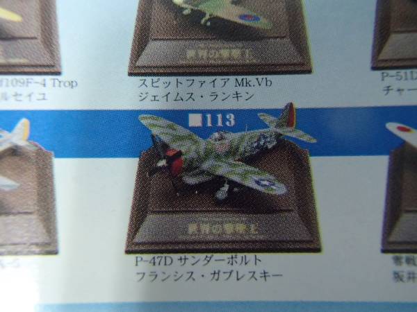 童友社 1/100 翼コレクション 第19弾 世界の撃墜王 P-47D 童友社 1/100 翼コレクション 第19弾 世界の撃墜王 P-47D