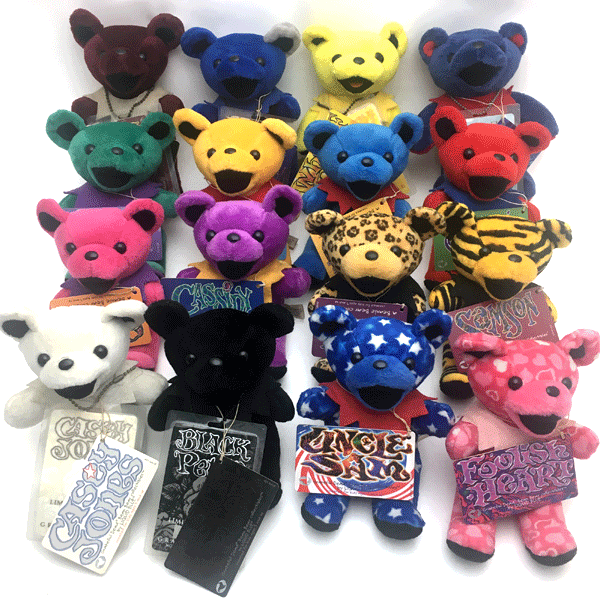Yahoo!オークション - 美品 グレイトフルデッドベア 28体セット Yahoo!オークション - 美品 グレイトフルデッドベア 28体セット