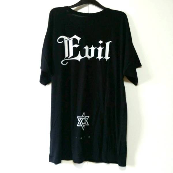  black M SADS EVIL Kuroyume Kiyoshi spring mayhem Big T-shirt KUROYUME KIYOHARU SADSsaz