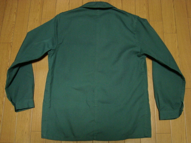 ヴィンテージ vtg BEAU-FORT グリーン コットンツイル Vポケット