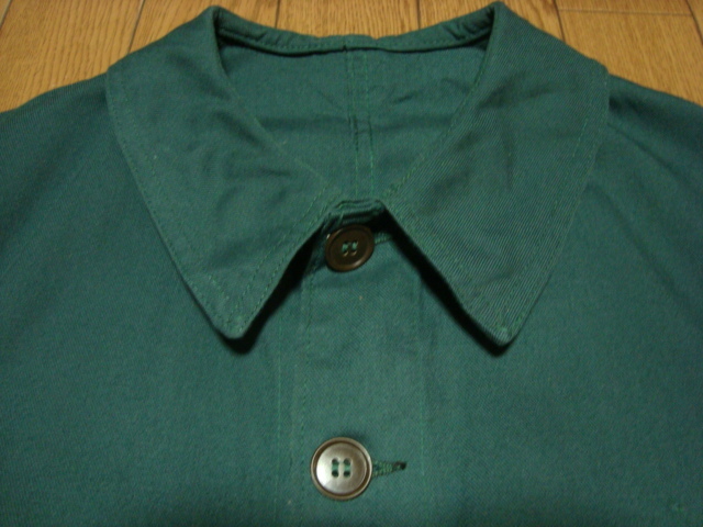 ヴィンテージ vtg BEAU-FORT グリーン コットンツイル Vポケット