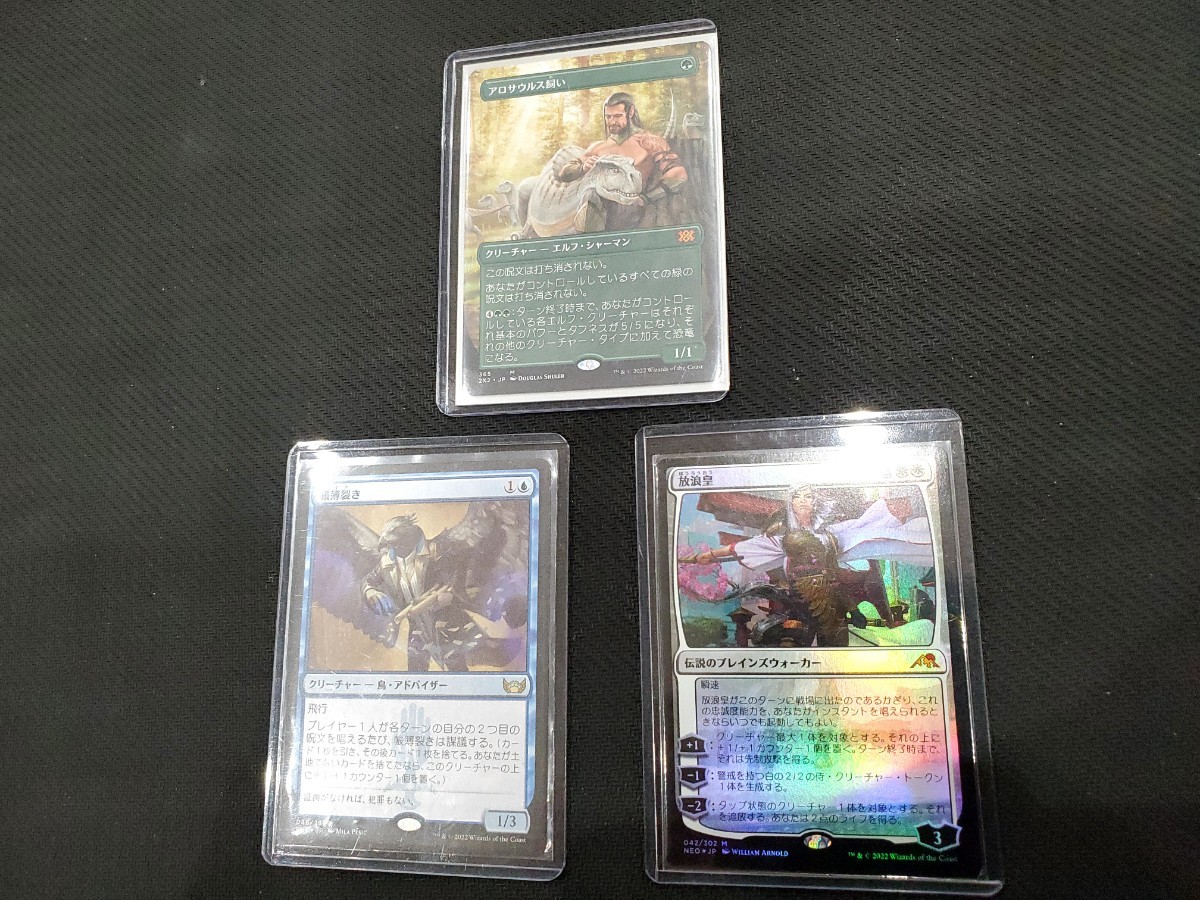 値引き中】放浪皇 foil / 帳簿裂き / アロサウルス飼い ボーダーレス