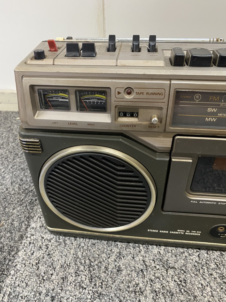 ご予約品ご予約品AIWA ラジカセ ステレオ TPR-820 TPR-830 2台
