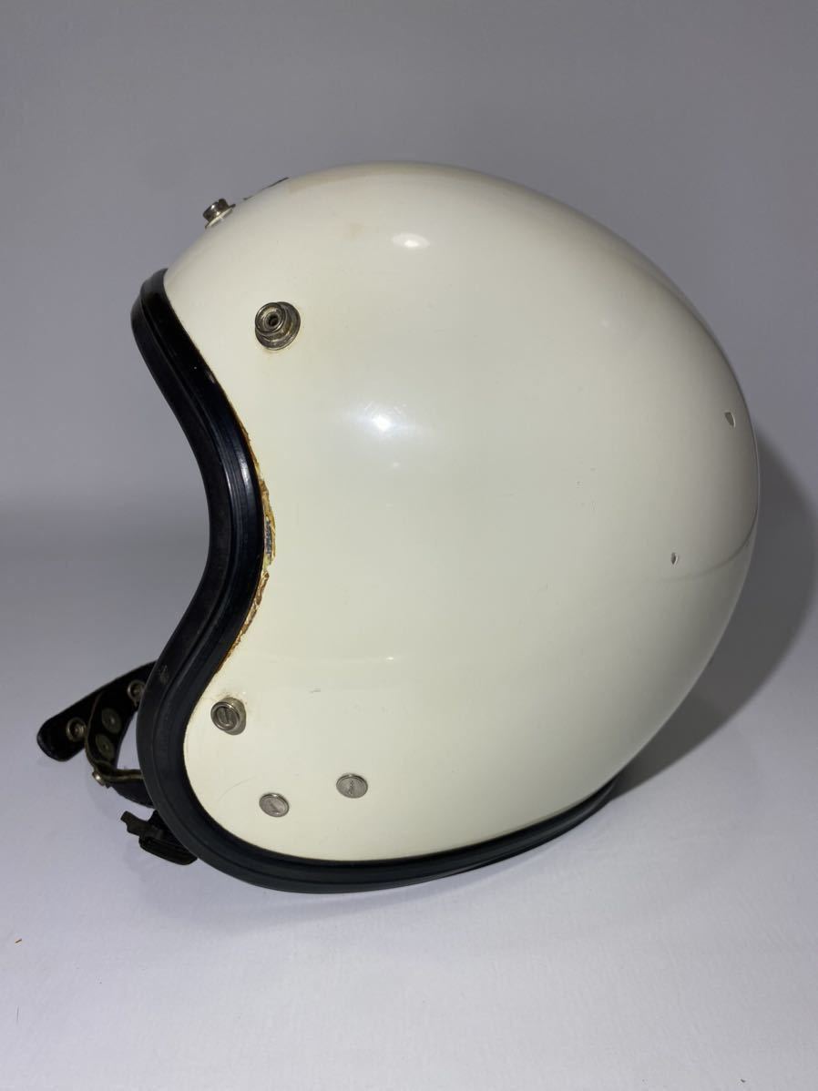 BUCO ブコResistalIIレジスタル2 ホワイト ダブルストラップ SNELL 1962ビンテージ ヘルメット 60s vintage helmet BELL ベル McHAL 500TX_画像4