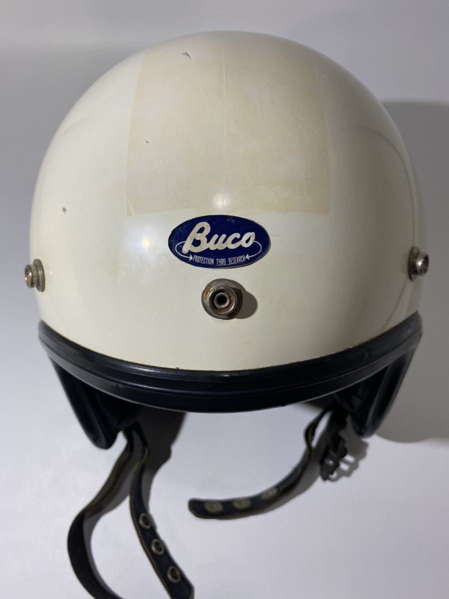 BUCO ブコResistalIIレジスタル2 ホワイト ダブルストラップ SNELL 1962ビンテージ ヘルメット 60s vintage helmet BELL ベル McHAL 500TX_画像8