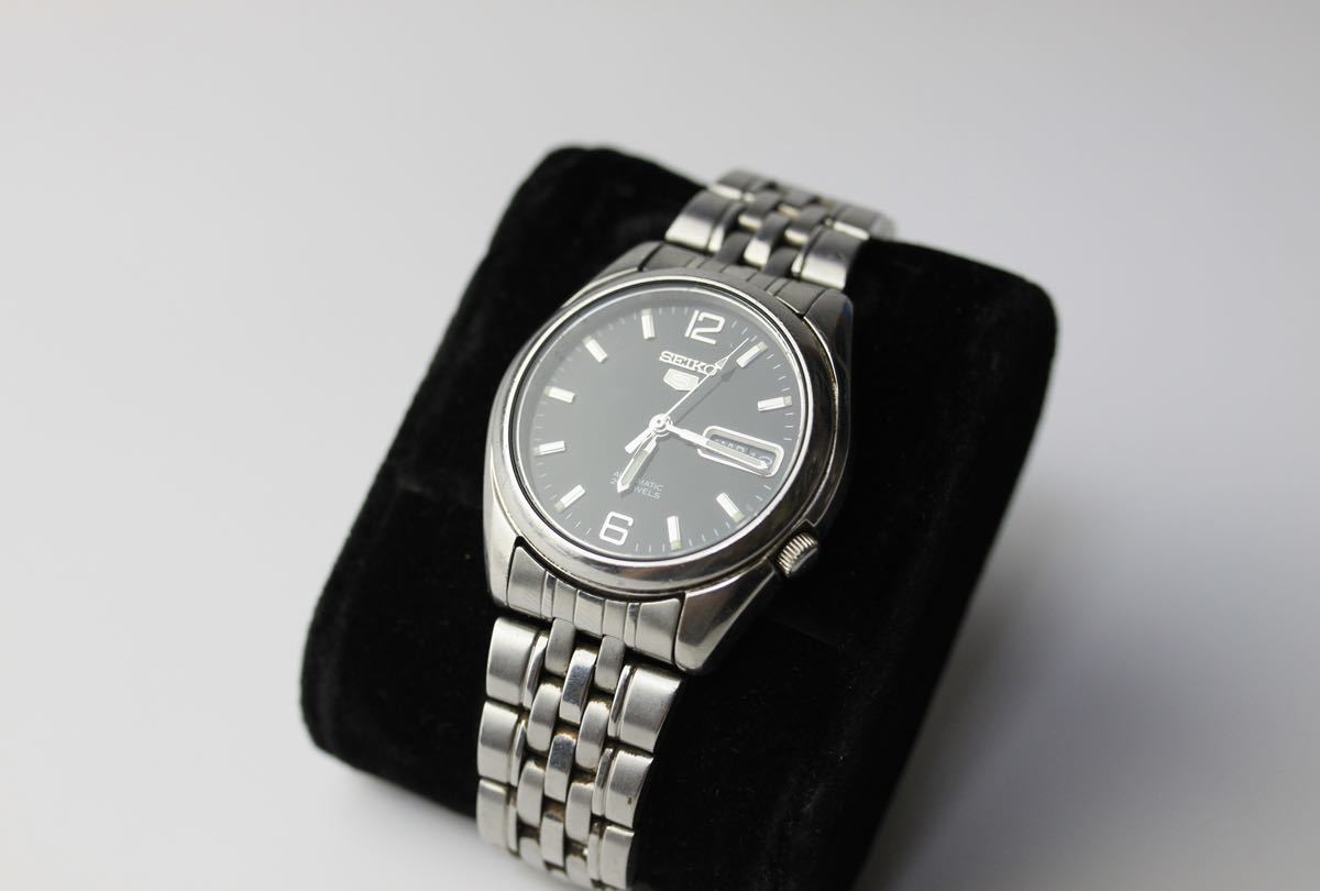 SEIKO セイコー 腕時計 7S26-01V0 裏スケルトン 自動巻き 稼働品 