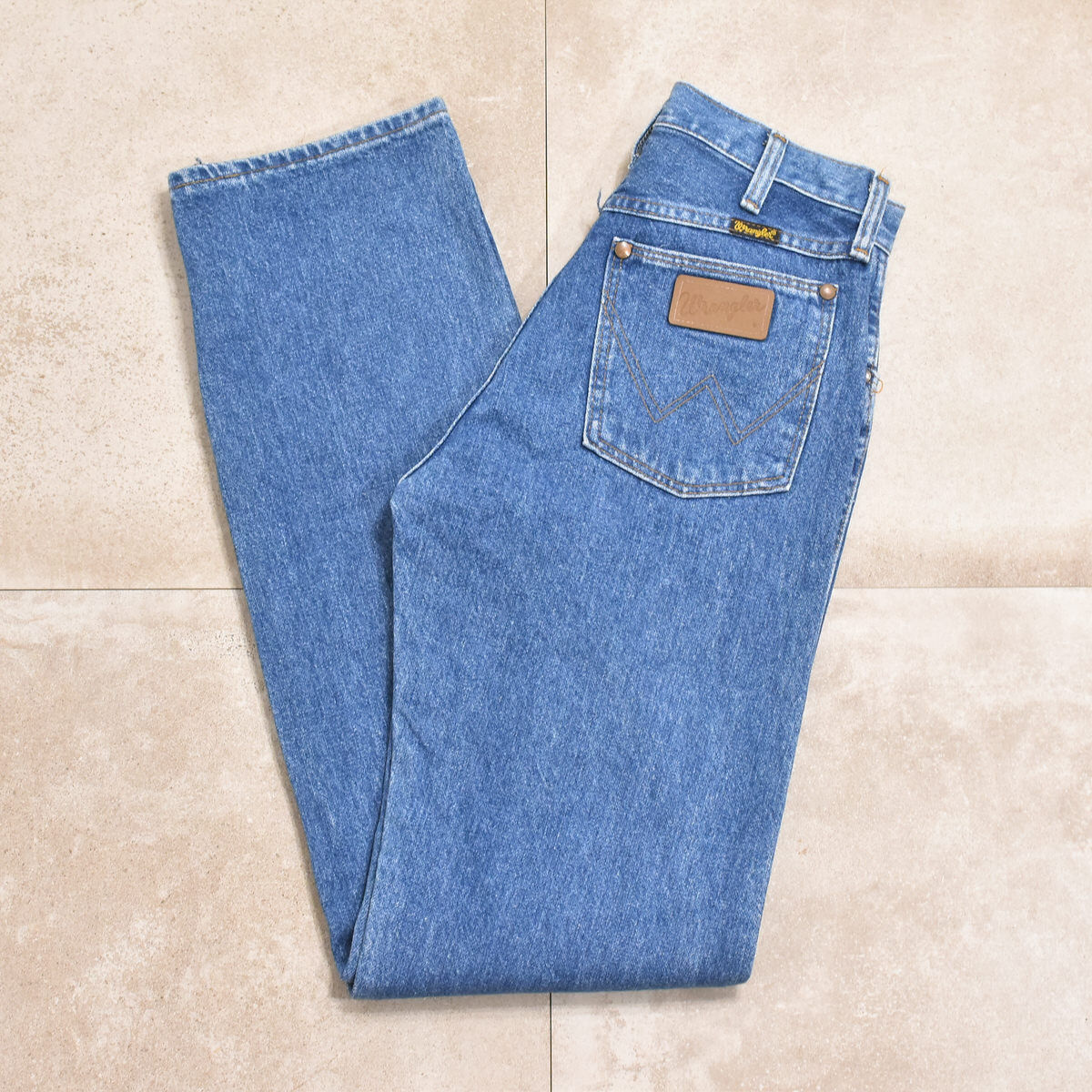 90s USA Wrangler 13MWZ denim pantsメンズ W27インチ相当 90s アメリカ製 ラングラー 13MWZ リメイクシル_画像1