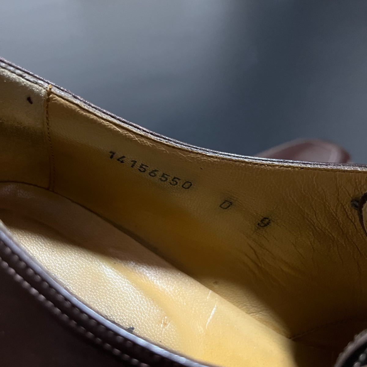 【高級】Santoni サントーニ / 外羽根 Uチップ ブラウン系 9D 紳士 イタリア製 本革 ビジネスシューズ 紳士靴
