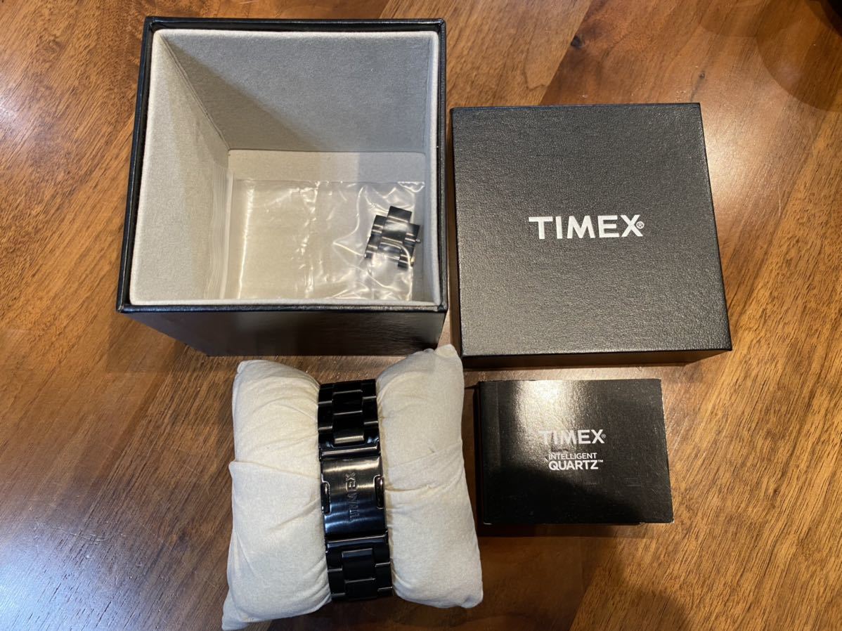 ★ TIMEX タイメックス クォーツ 腕時計 クロノグラフ ブラック 超美品 限定モデル_画像3