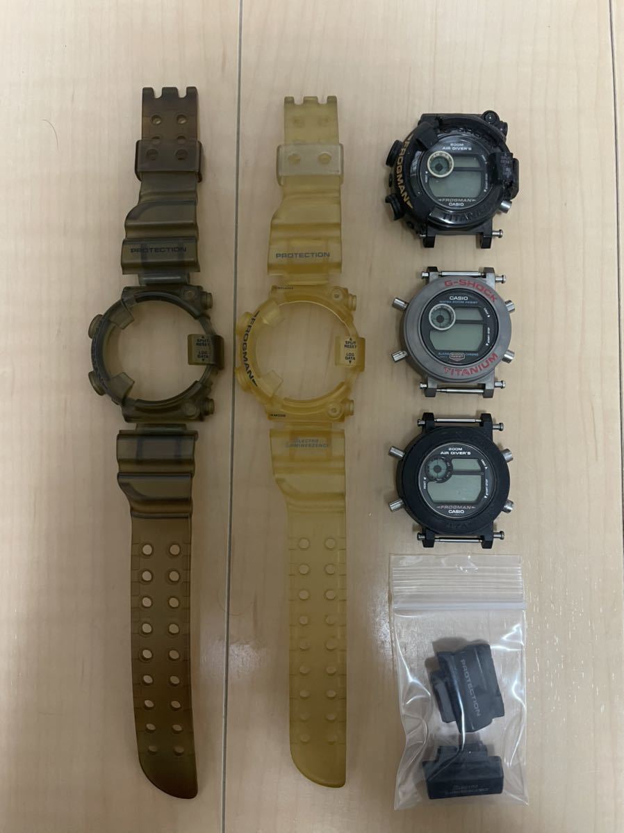 G-SHOCK フロッグマン DW-8200 セット販売 3本 ベゼルベルト 黒