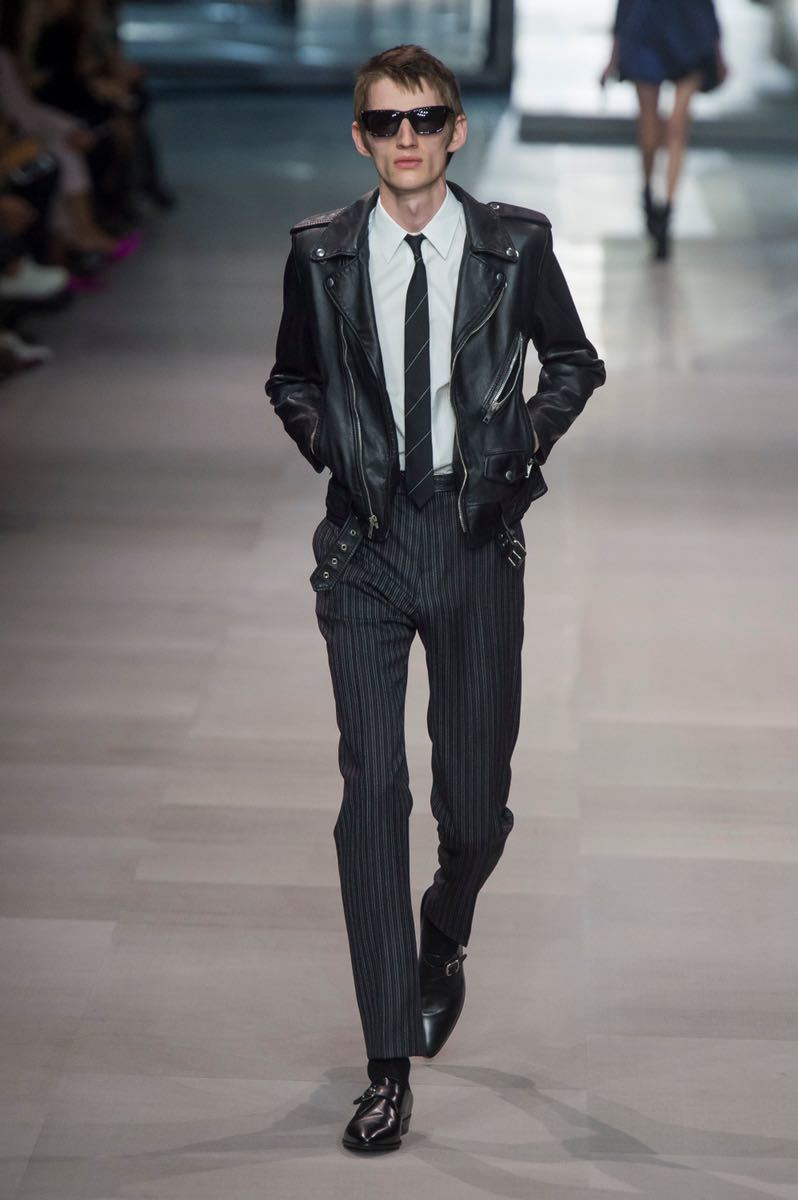 CELINE セリーヌ　CLASSIC BIKER JACKET ダブル　ライダース　エディスリマン　HEDI SLIMANE_画像1