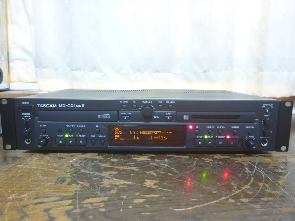 TASCAM MD-CD1MKⅡ 業務用CDプレーヤー/MDレコーダー タスカム