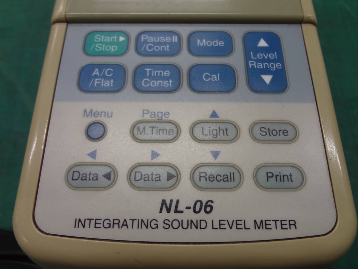 □RION リオン 積分型普通騒音計 NL-06 サウンドレベルメーター □RION リオン 積分型普通騒音計 NL-06 サウンドレベルメーター