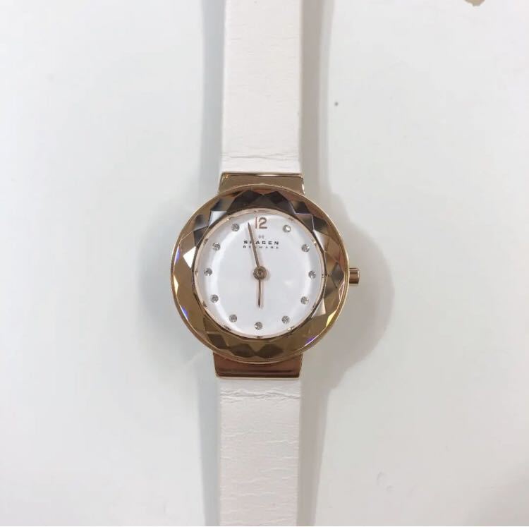 美品 SKAGEN Leonora SKW2769 クォーツ腕時計 ￥19800_画像1