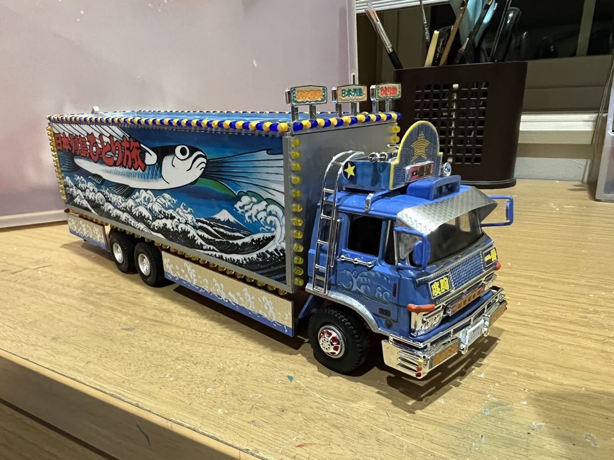バンダイ1/48改 トラック野郎 一番星 熱風5000キロ プラモデル バンダイ1/48改 トラック野郎 一番星 熱風5000キロ プラモデル