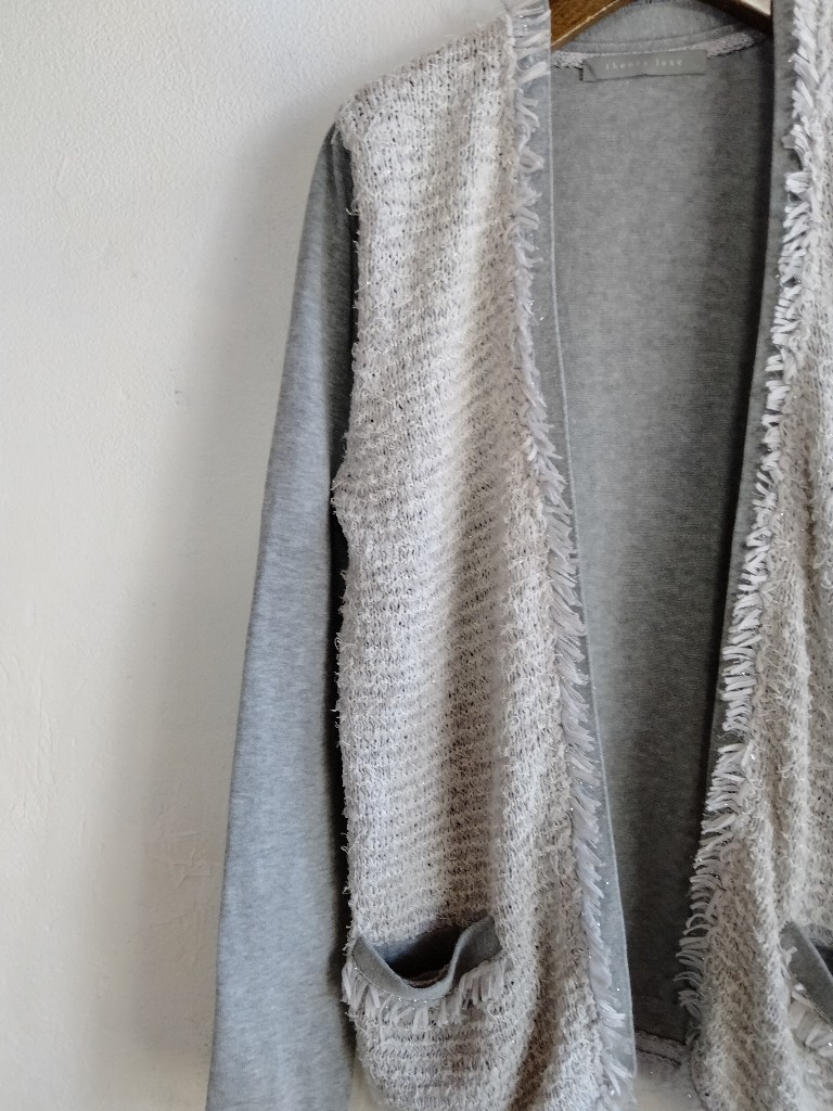 theory luxe セオリーリュクス】□送無□size038 異素材切替ベスト風