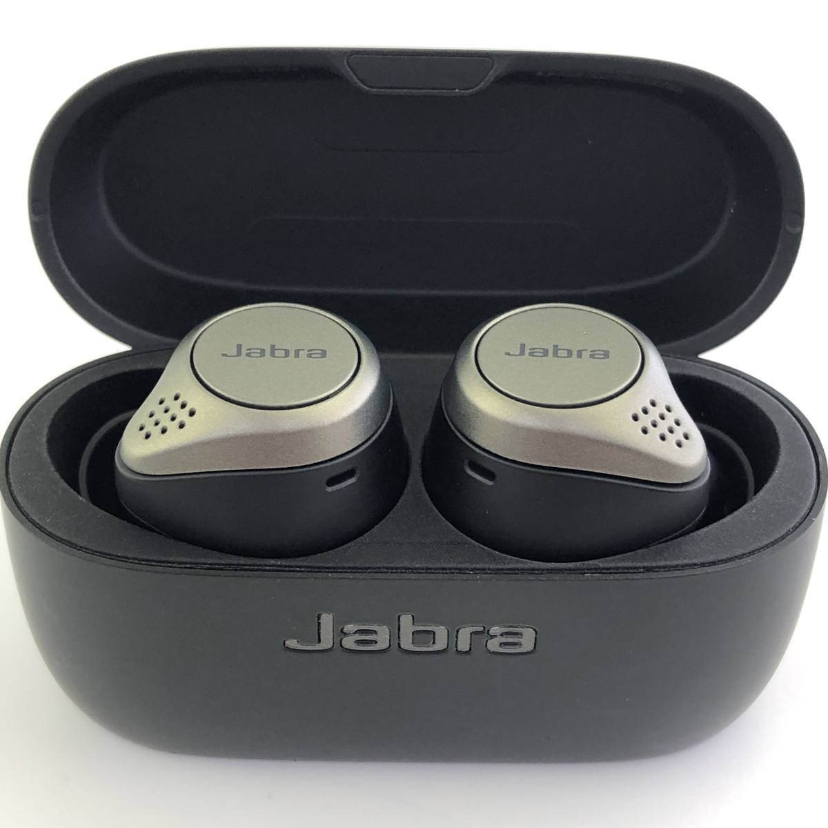 【動作確認済】Jabra ジャブラ 完全ワイヤレスイヤホン Elite 75t チタニウムブラック Bluetooth エリート75t_画像1