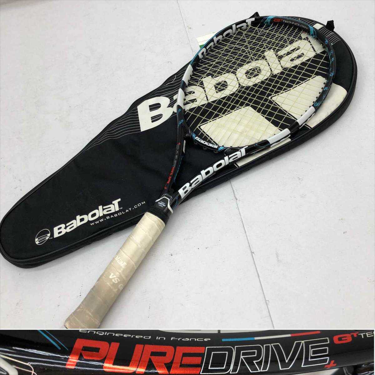 1円～【ケース付】バボラ ピュアドライブ プラス GT/Babolat pure drive + GT 硬式テニス ラケット
