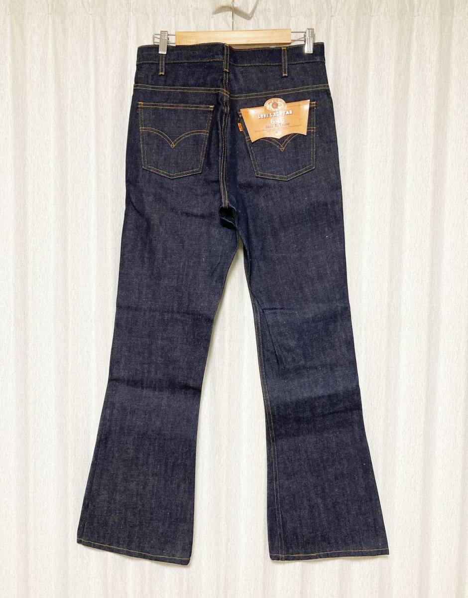 未使用☆USA製 [00s LEVI'S] 646 BELL BOTTOM 2000年 刻印379 ベルボトム ブーツカット インディゴデニムパンツ W32 L33 リーバイス_画像1