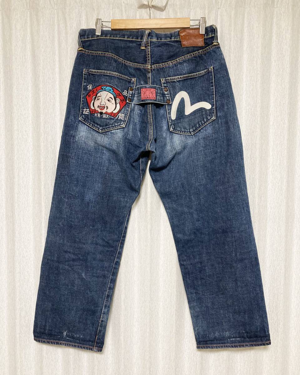 お得日本製】 EVISU - EVISU エヴィス カモメ デニム レザー