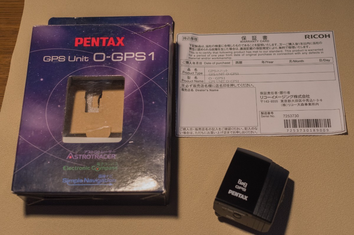 PENTAX GPSユニット O-GPS1 PENTAX GPSユニット O-GPS1