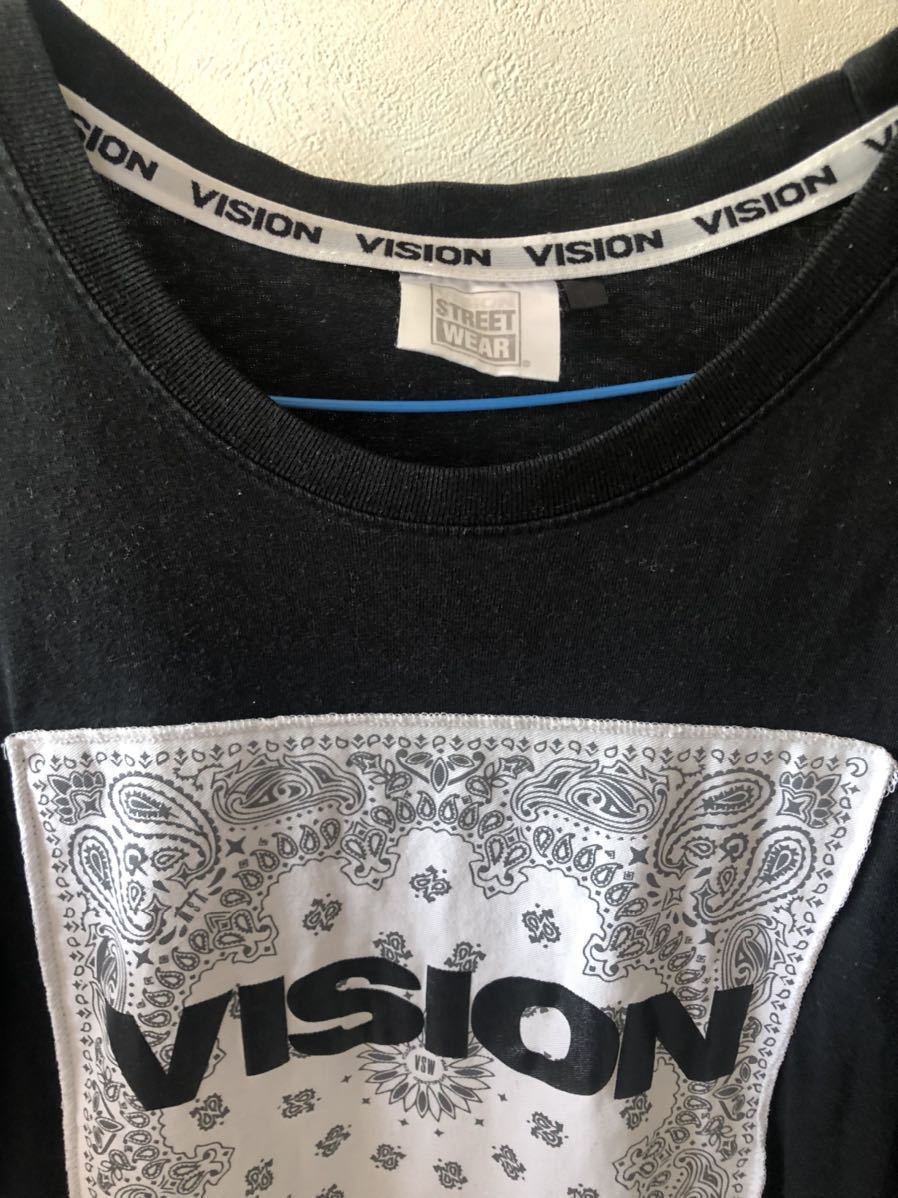 VISION STREET WEAR バンダナTシャツ　 L_画像2