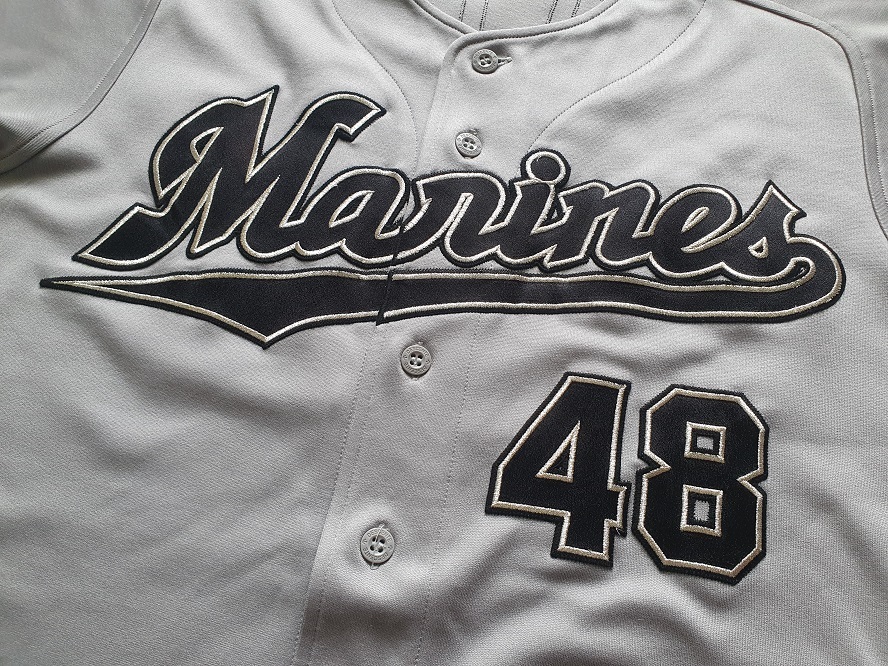 千葉ロッテマリーンズ 服部文夫選手実使用 1995年 ビジター 千葉ロッテマリーンズ 服部文夫選手実使用 1995年 ビジター