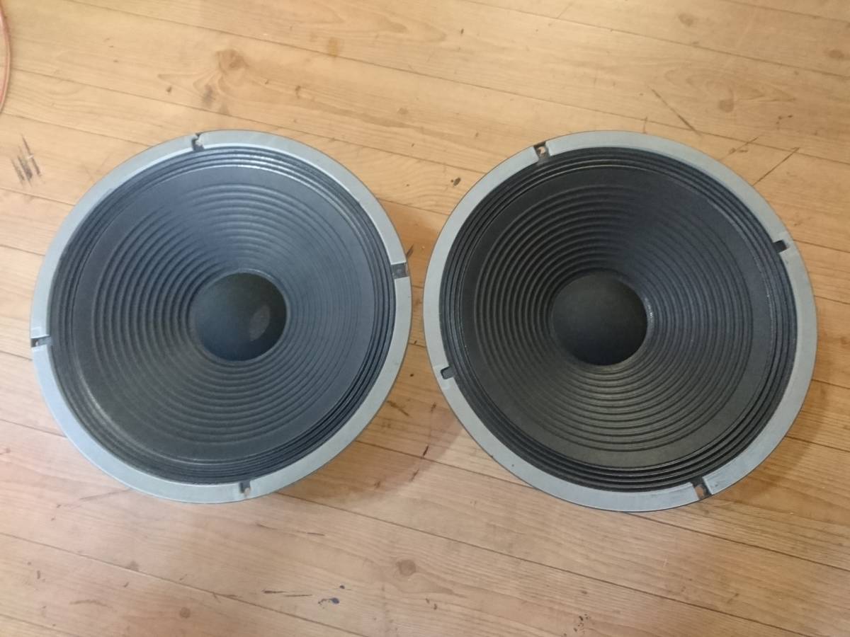 ■ SHARP(OPTONICA) / 38WB108 for CP-3/CP-R7/CP-L7(?)■ Pair of Woofer 15inch(38cm) 8ohms 80W ウーファー 左右ペア 音出しOK