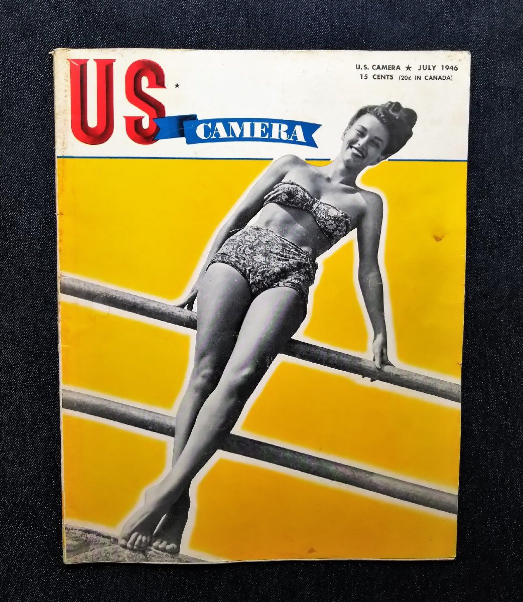 戦後アメリカ・カメラ雑誌 U.S. Camera 1946年 洋書 Andre de Dienes/コダック写真フィルム Kodak/アンセル・アダムス Ansel Adams_画像1