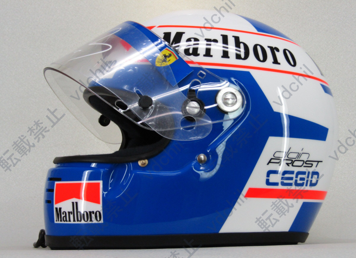 アラン・プロスト レプリカヘルメット 90年仕様 フェラーリ F1 アラン・プロスト レプリカヘルメット 90年仕様 フェラーリ F1