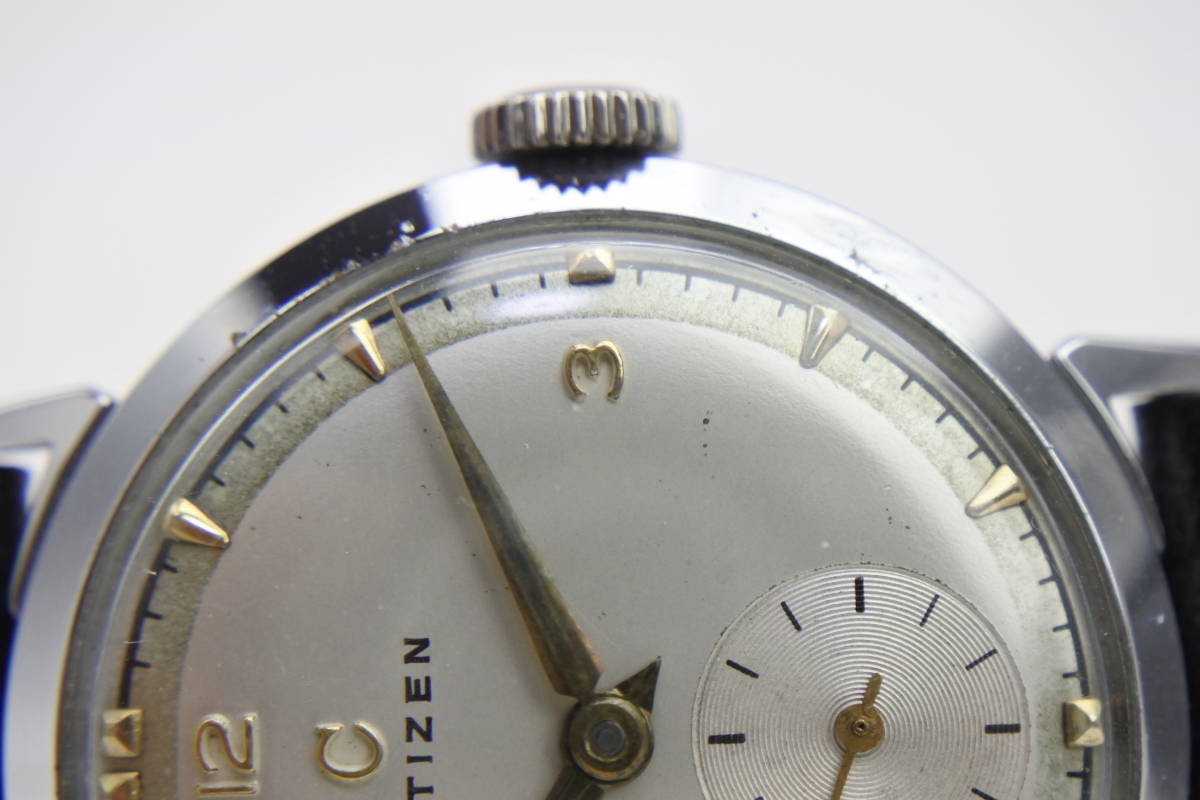 貴重1940~1950年頃 CITIZEN シチズン Cマーク スモールセコンド 手