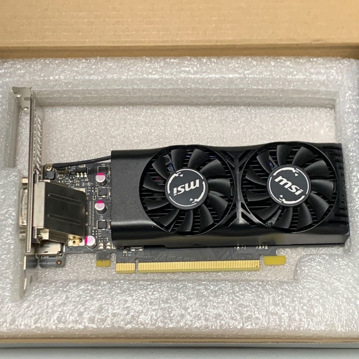 MSI GeForce GTX 1050Ti 4GT LP フルハイト用ブラケットのみ 元箱あり