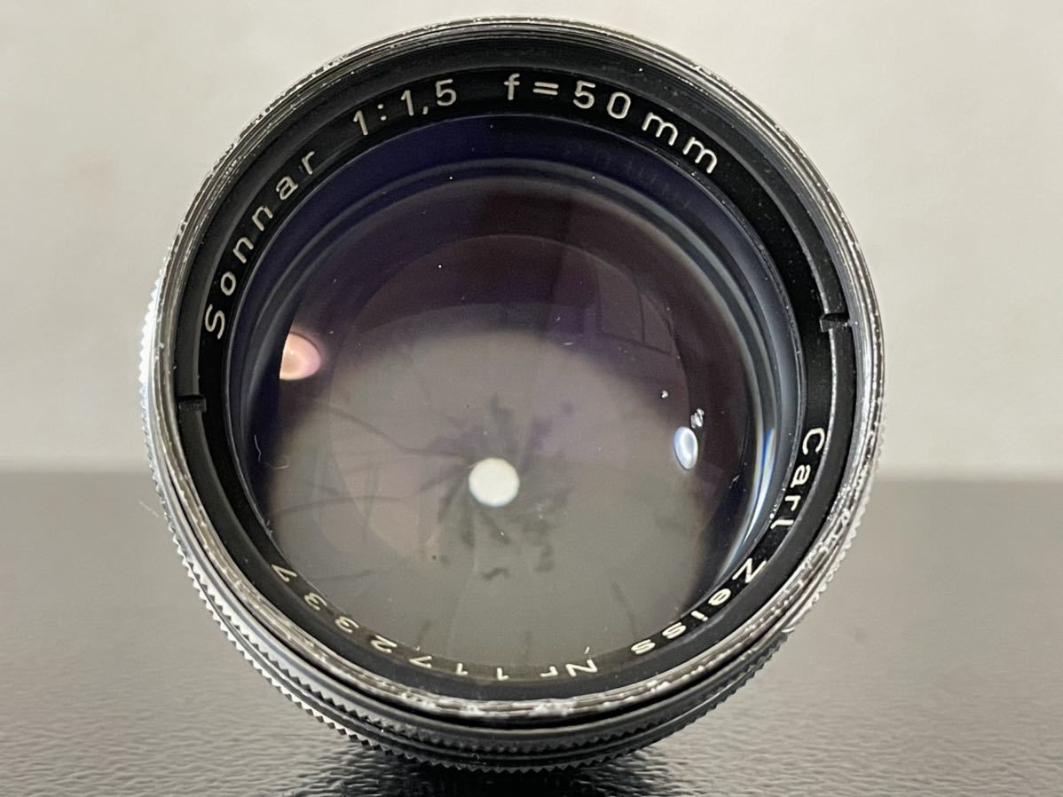 Sonnar 50mm f1.5 Carl Zeissゾナー カールツァイス コンタックスCマウント レンジファインダー 大口径標準レンズ_画像8