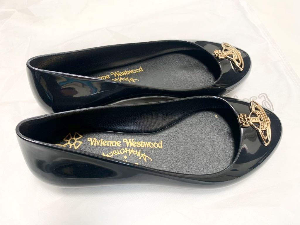 ヴィヴィアン　メリッサ　サンダル　ゴールド　シルバー選択可　新品　Vivienne Westwood × Melissa 22.5cm〜25cm選択可能　極艶_画像1
