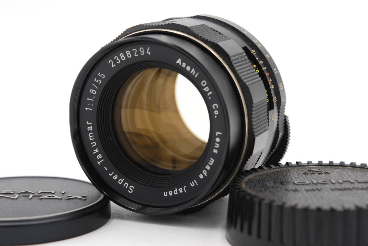 高級品 黄変なし Super-Takumar 55mm F1.8 作例あり ad-naturam.fr