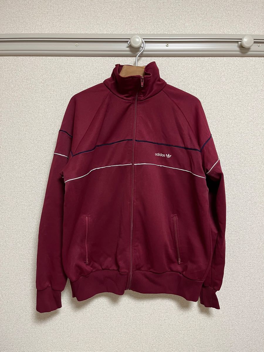 希少 adidas ジャージ トラックジャケット ワインレッド | contifarma.pe