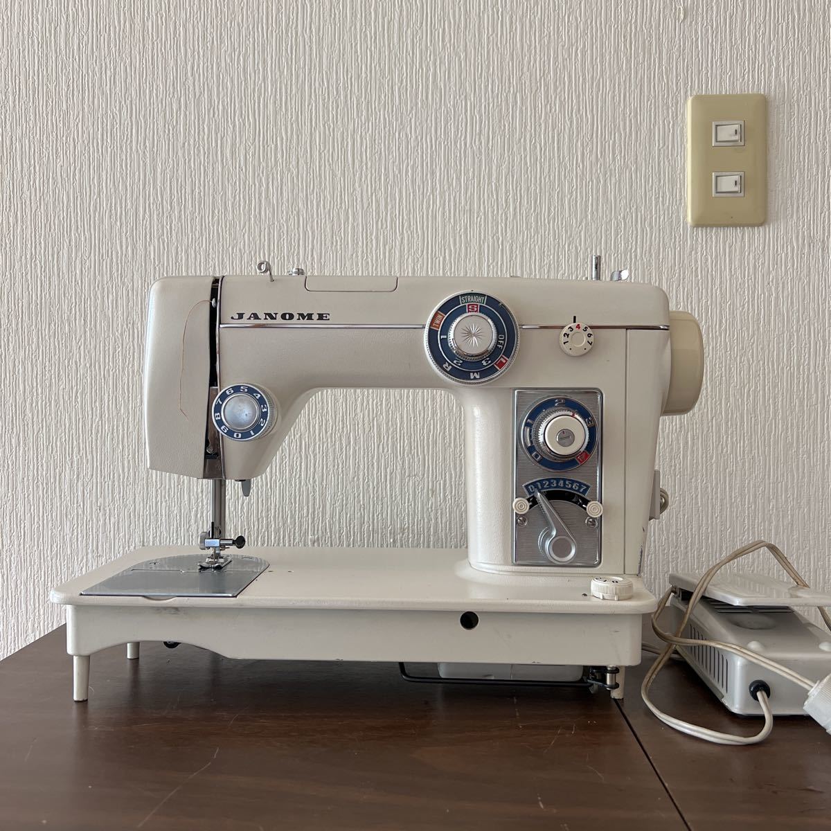 JANOME ジャノメ モデル 801 足踏みミシン レトロミシン ハンド
