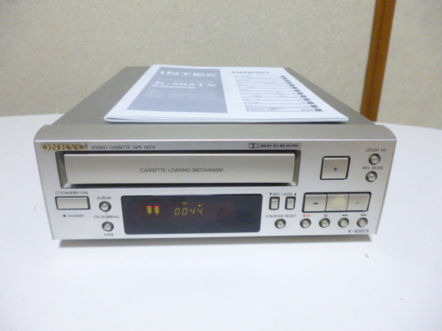 ☆ONKYO INTEC205 カセットデッキ K-505TX【完動取説付】☆ - webstartup.com.br ☆ONKYO INTEC205 カセットデッキ K-505TX【完動取説付】☆ - webstartup.com.br