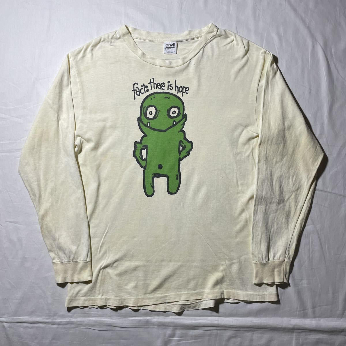 90s Art L S Tシャツ Fact There Is Hope Usa製 長袖tシャツ ヴィンテージ イラスト キャラクター 売買されたオークション情報 Yahooの商品情報をアーカイブ公開 オークファン Aucfan Com