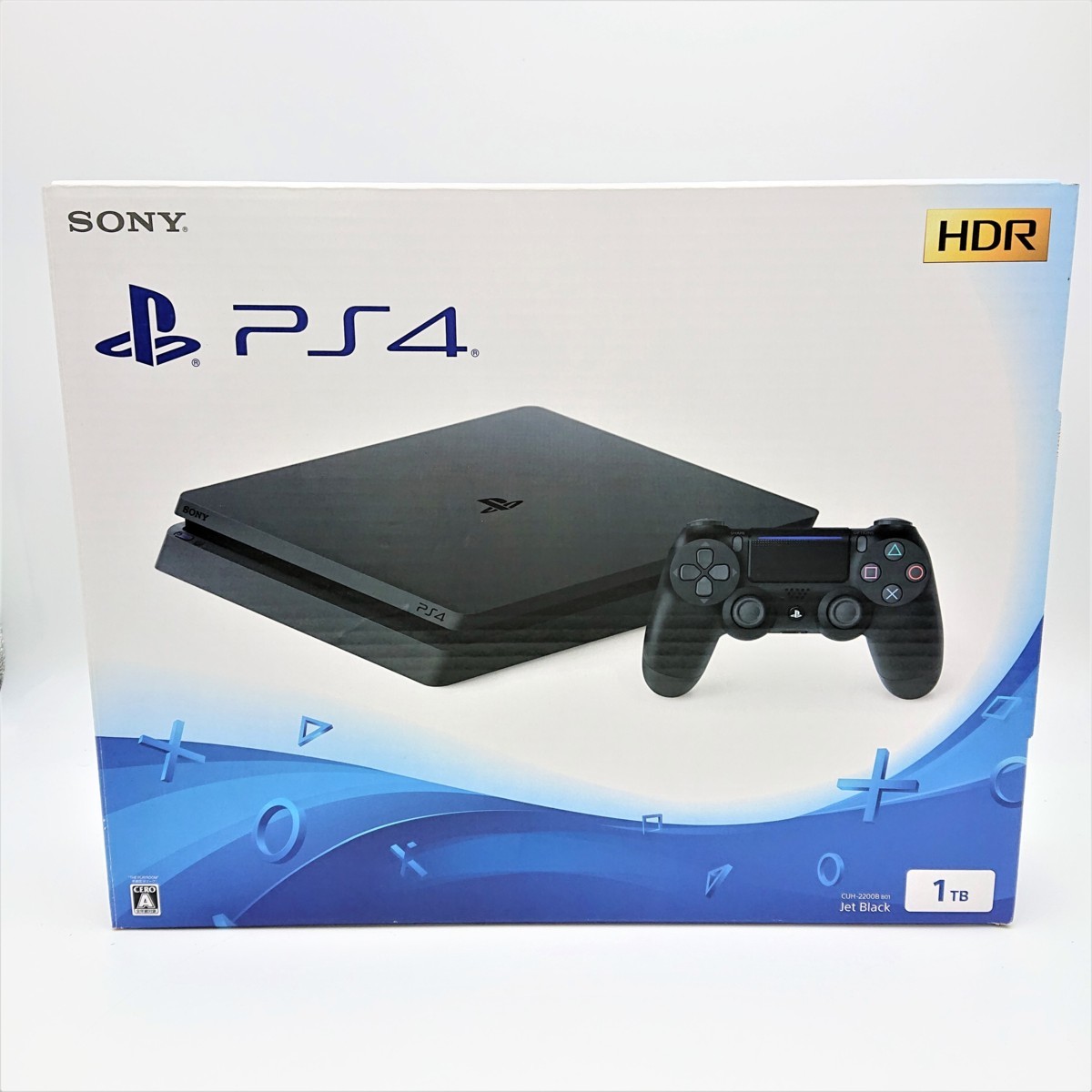 【中古品】 SONY PlayStation4 PS4 本体 CUH-2200 1TB ソニー プレイステーション4 【033-220714-AS-03-IZU】_画像1