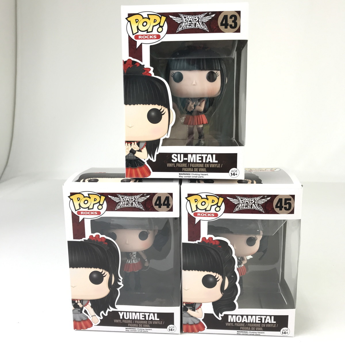 品】 FUNKO POP! Rocks BABYMETAL ベビーメタル SU- YUI MOA 3体セット