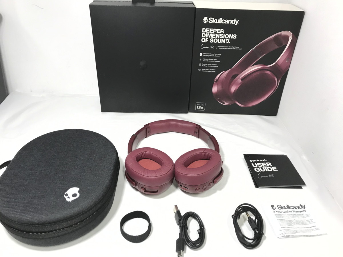 品】 スカルキャンディ Skullcandy Crusher ANC ワイヤレスヘッドホン S6CPW-M685  【93-220530-YS-4-FUZ】