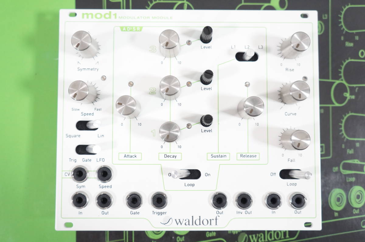 モジュラーシンセ□ Waldorf MOD1 3ステージAD3SR LFO Rise＆Fall Make