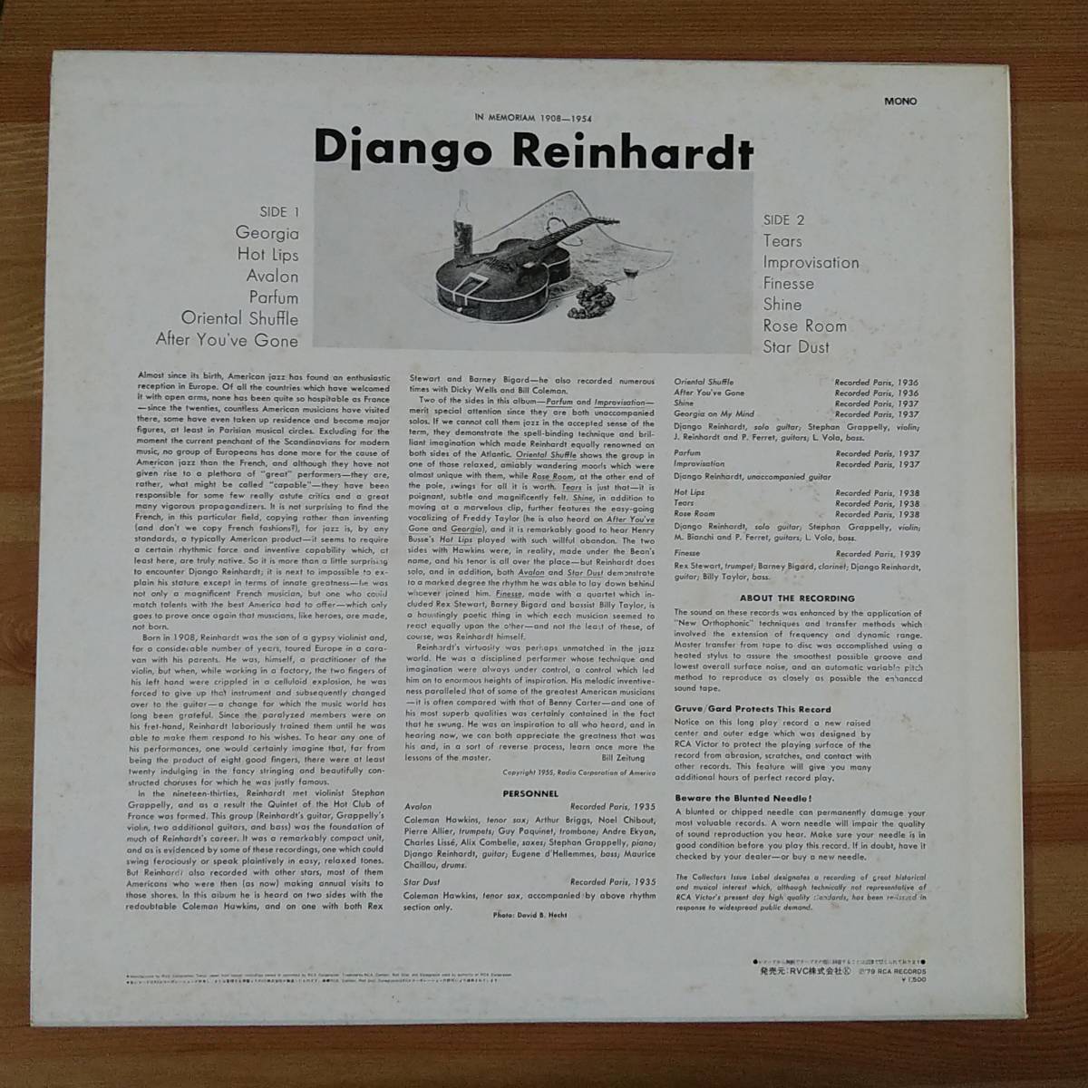 Django Reinhardt / In Memoriam 1908-1954_画像2