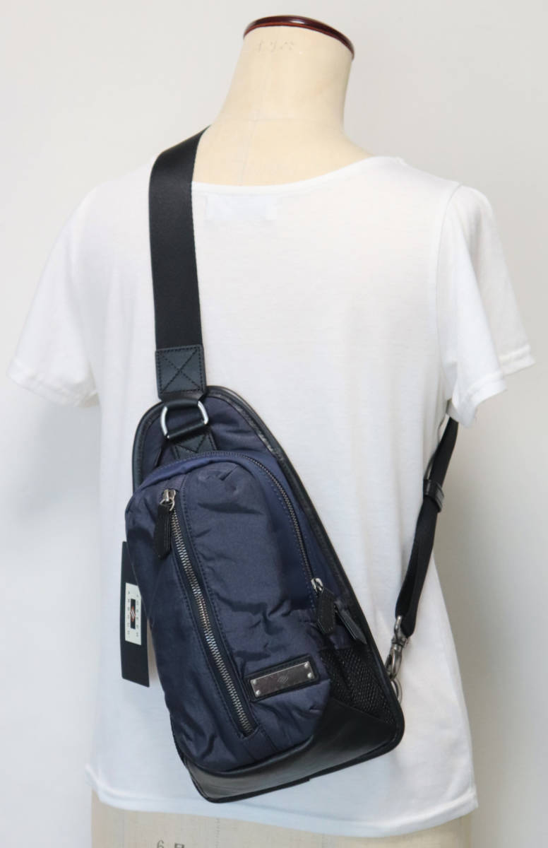 20 900円新品タグ付き【ジョセフアブード】ナイロン&レザーの