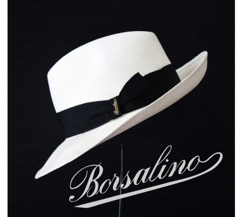 新品タグ付き【Borsalino ボルサリーノ 】高級ファイン パナマハット