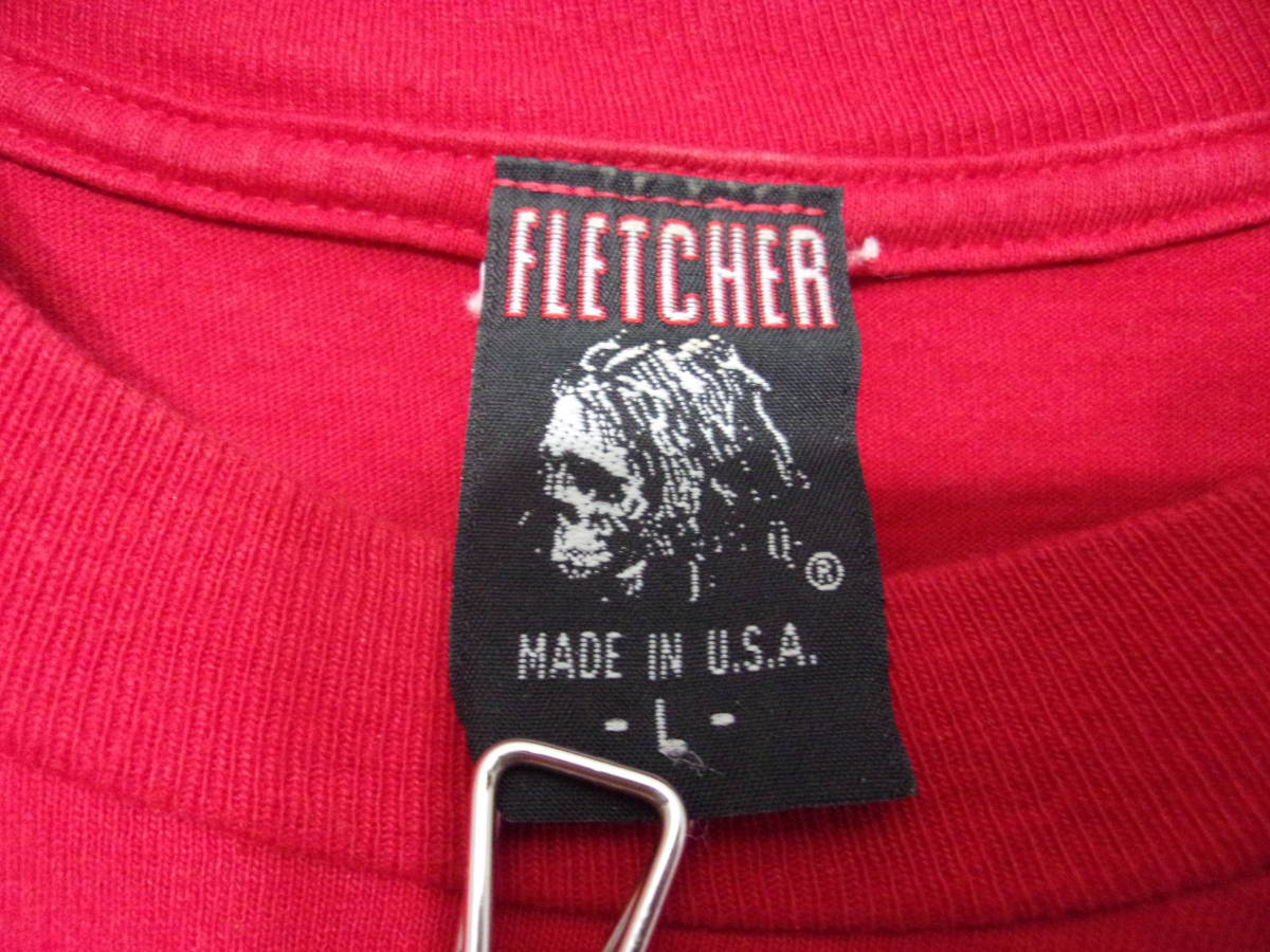 高感度ショップで2023年売れたブランド 90s Christian Fletcher TシャツL 90年代USA製クリスチャン ウエア