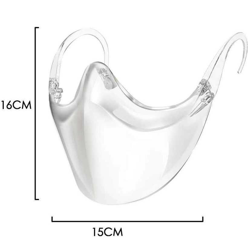 フェイスカバー 透明マスク マウスシールド クリアマスク マスクシールド マウスガード フェイスシールド K-17_画像3