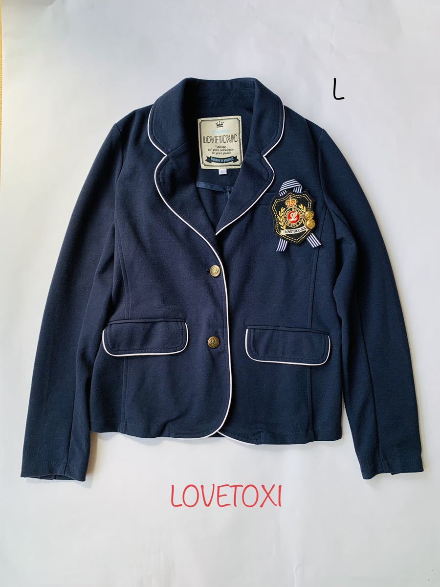 ラブトキシック　ラブトキ　lovetoxic ジャケット　フォーマル　卒服　卒業式　ナルミヤ　160 150 入学式_画像1